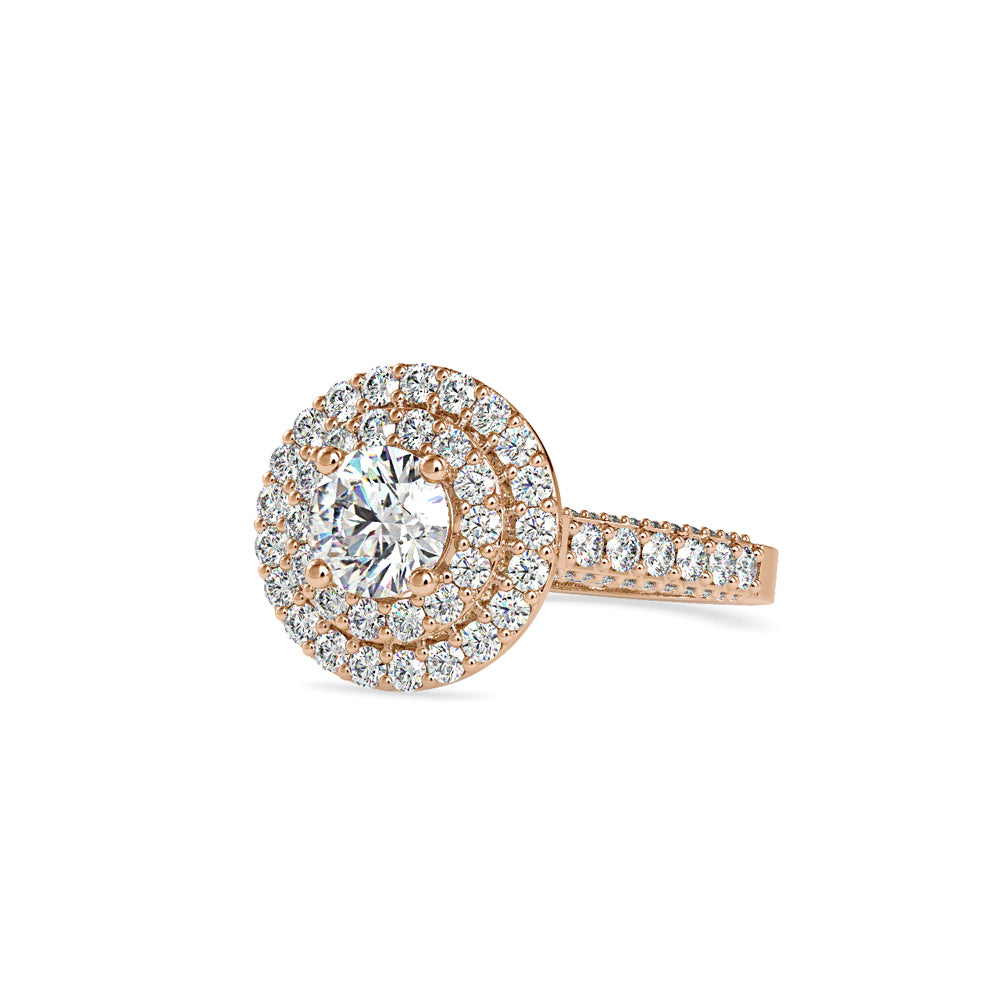 0.8 ct center Diamond Ring