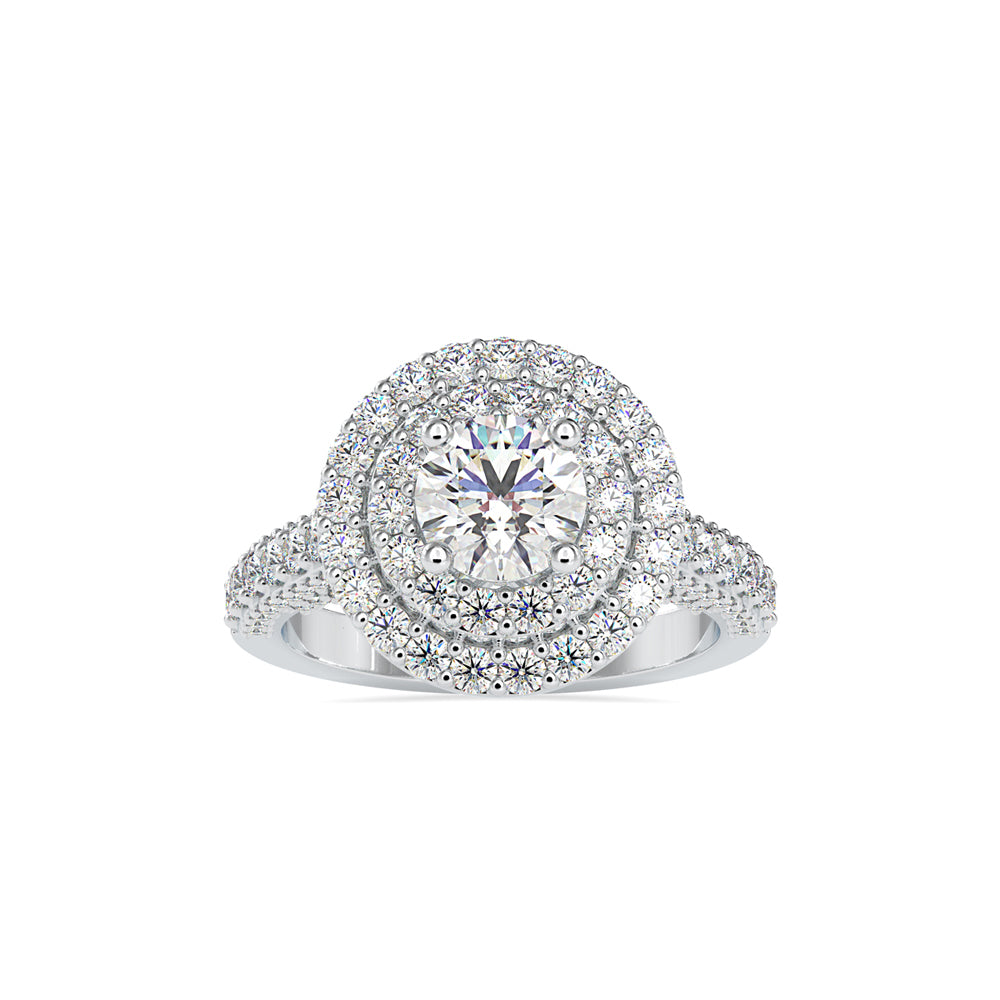 0.8 ct center Diamond Ring