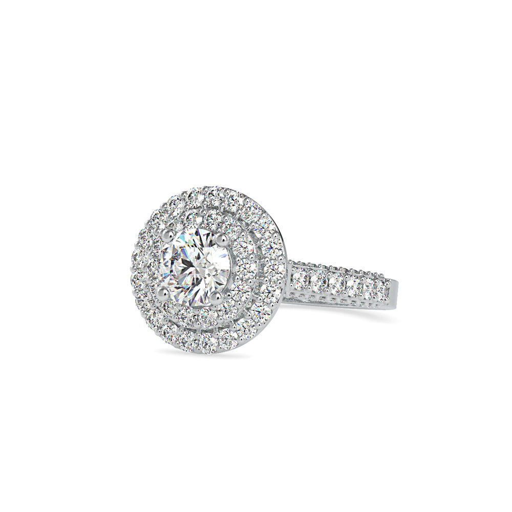 0.8 ct center Diamond Ring