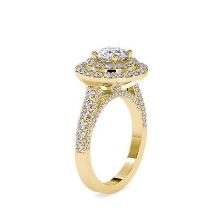 0.8 ct center Diamond Ring