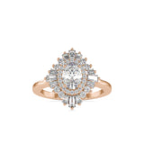 0.5 ct Rhombus Diamond Ring