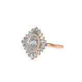 0.5 ct Rhombus Diamond Ring