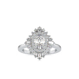 0.5 ct Rhombus Diamond Ring