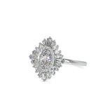 0.5 ct Rhombus Diamond Ring