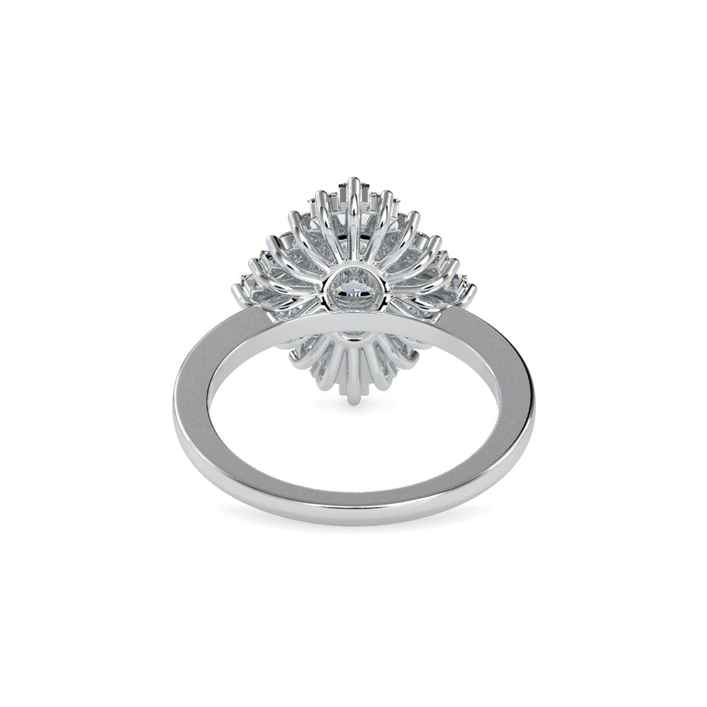 0.5 ct Rhombus Diamond Ring