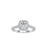 1 ct Cushion Diamond Ring