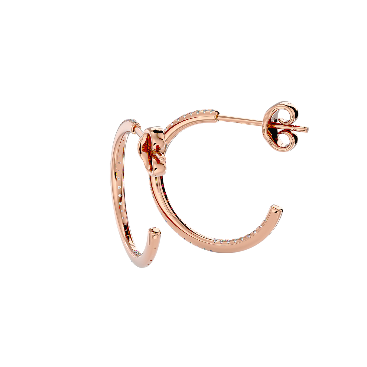 Earrings 0.5 ct