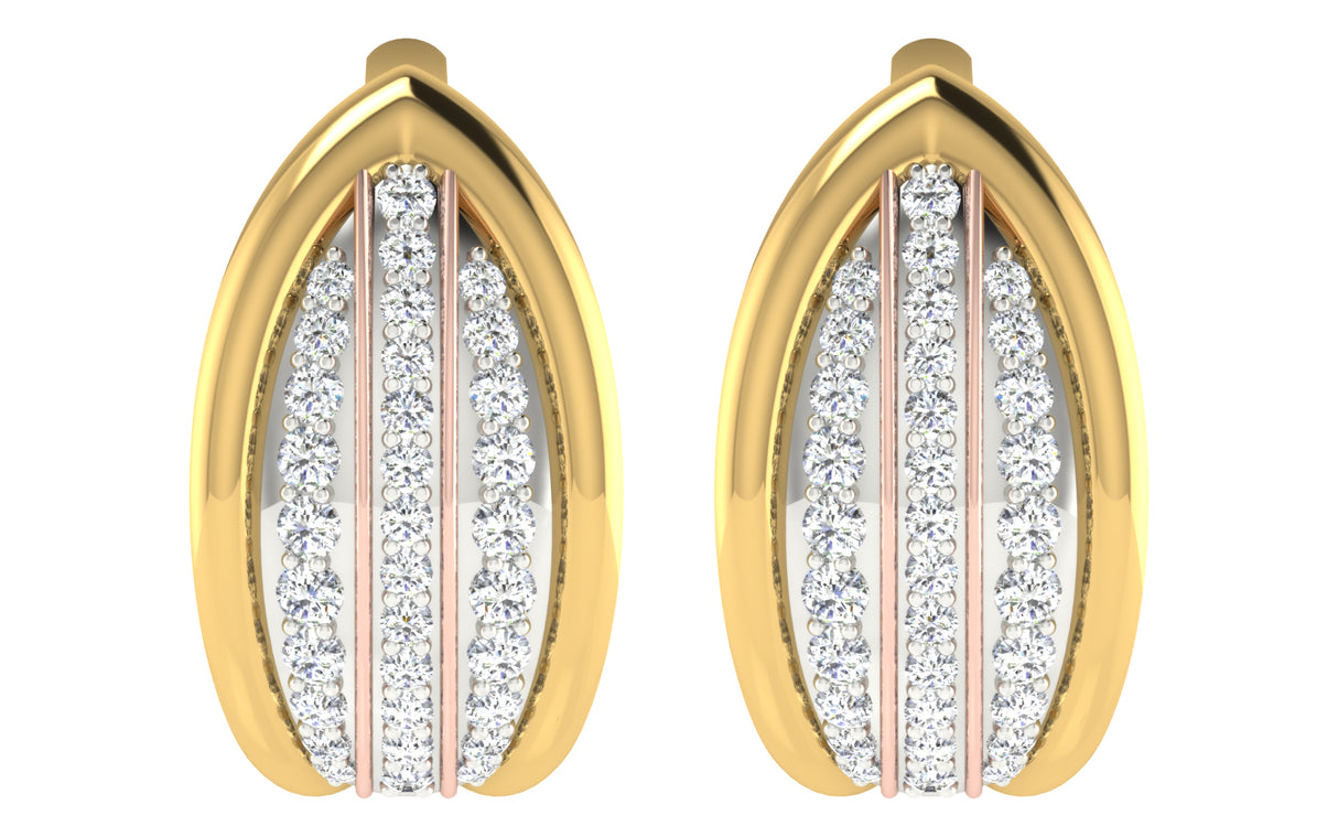 Earrings 0.8 ct