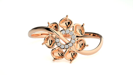 Blossom Grace Diamond Ring  0.11 ct