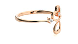 Delicate Bloom Diamond Ring 0.12 ct
