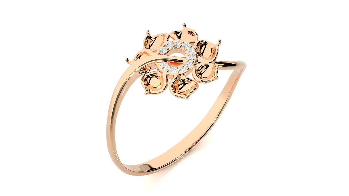 Blossom Grace Diamond Ring  0.11 ct
