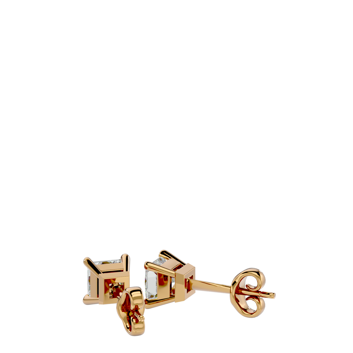 Earrings 1 ct