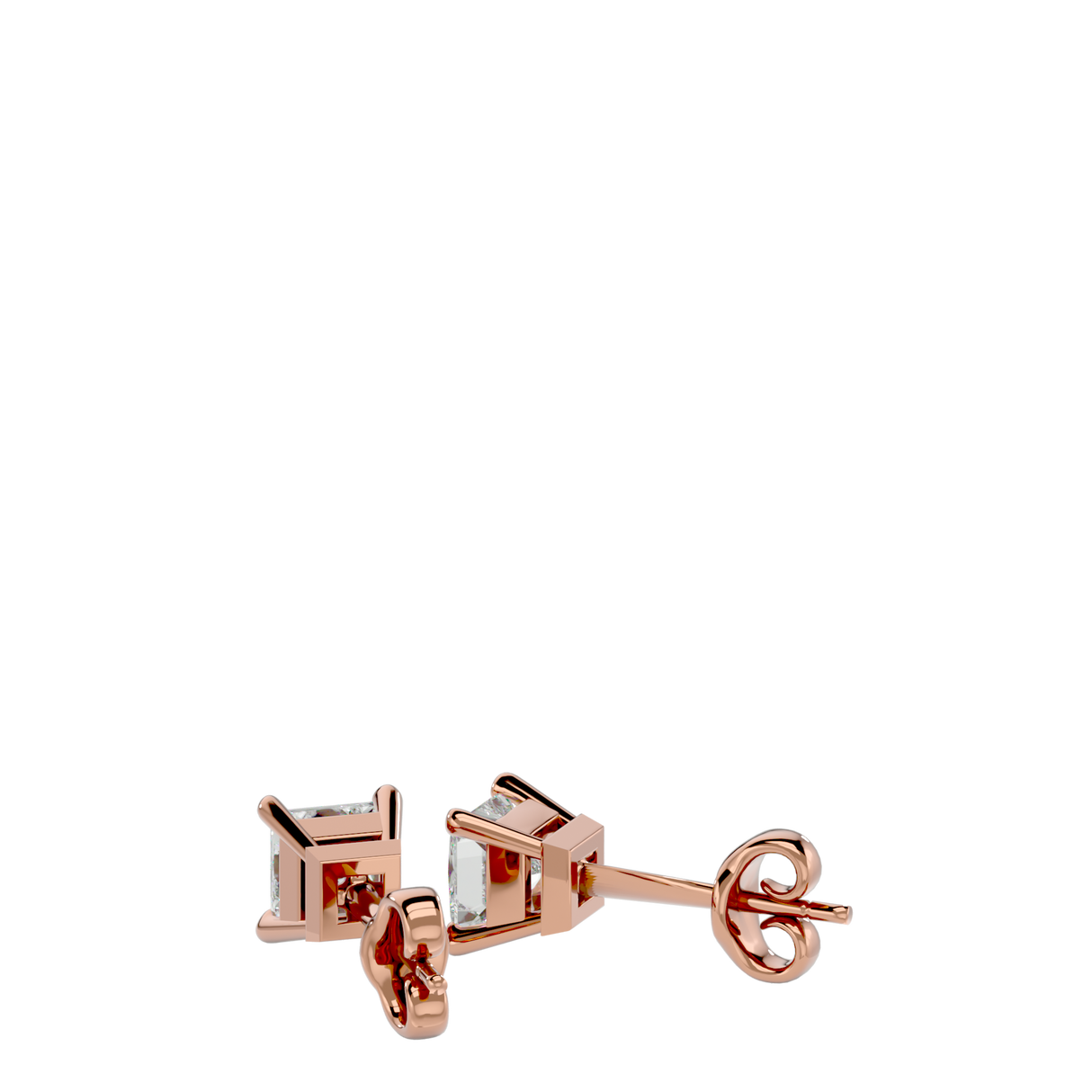 Earrings 1 ct