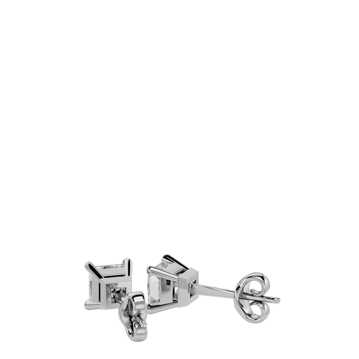 Earrings 1 ct