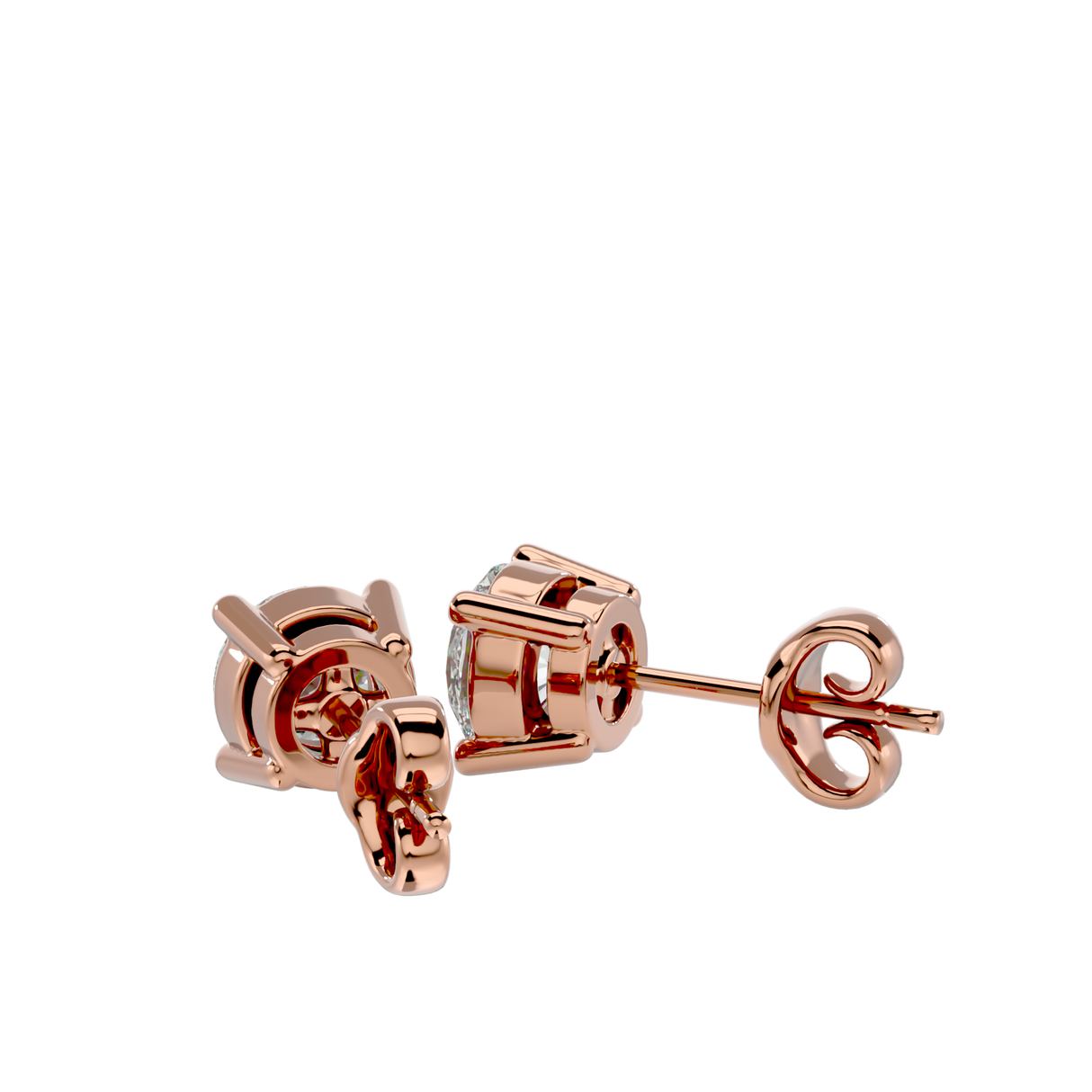 Earrings 1 ct