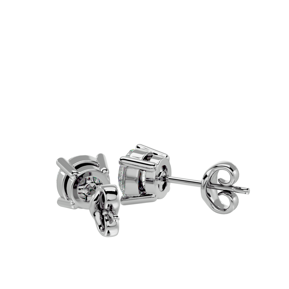 Earrings 1 ct