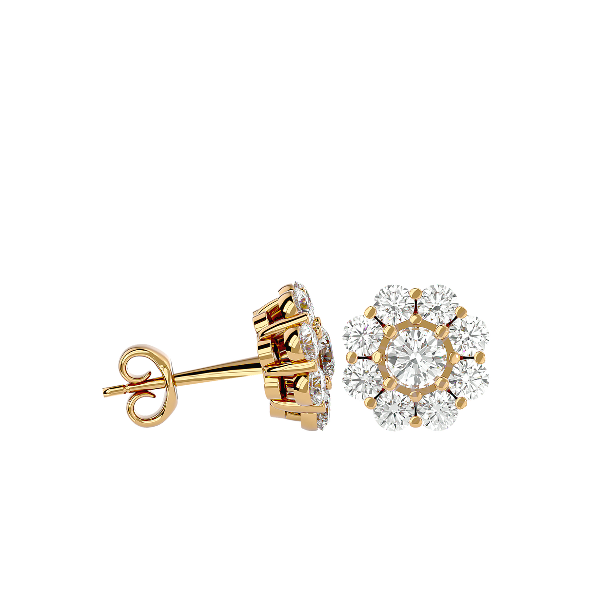 Earrings 2.1 ct