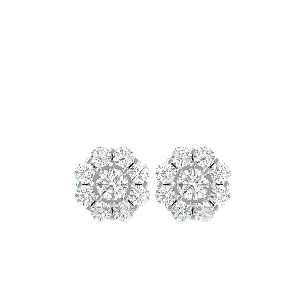 Earrings 2.1 ct