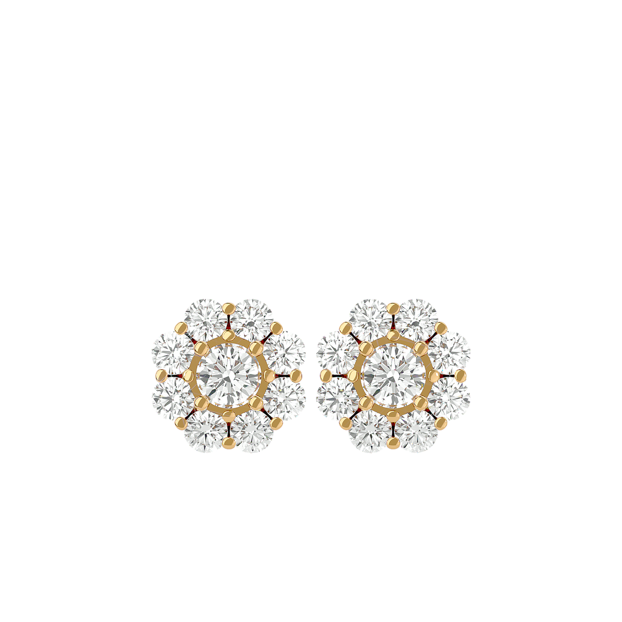 Earrings 2.1 ct