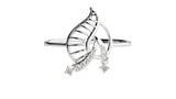 Floral Spark Diamond Ring 0.11 ct