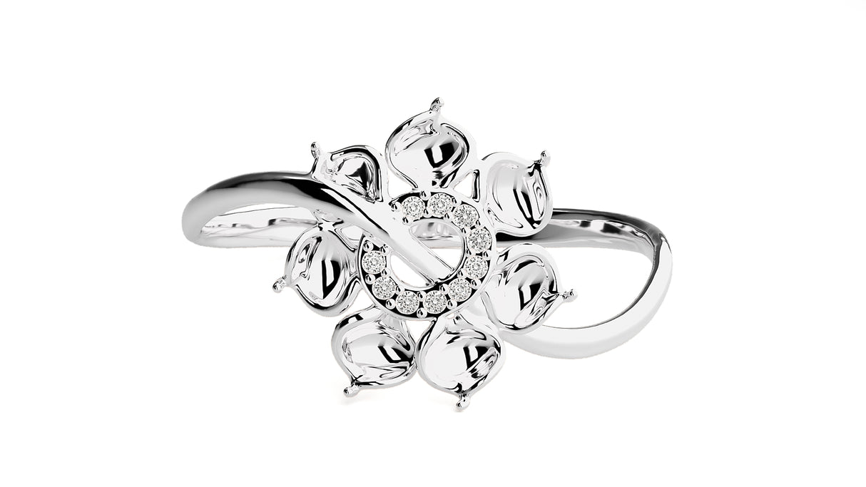 Blossom Grace Diamond Ring  0.11 ct