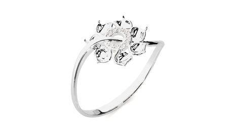 Blossom Grace Diamond Ring  0.11 ct
