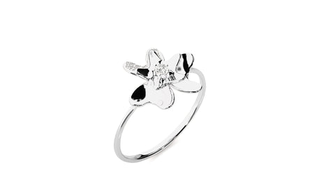 Petal Shine Diamond Ring 0.10 ct