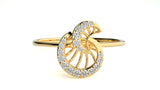 Timeless Flower Diamond Ring 0.12 ct