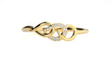 Celestial Flower Diamond Ring 0.10 ct