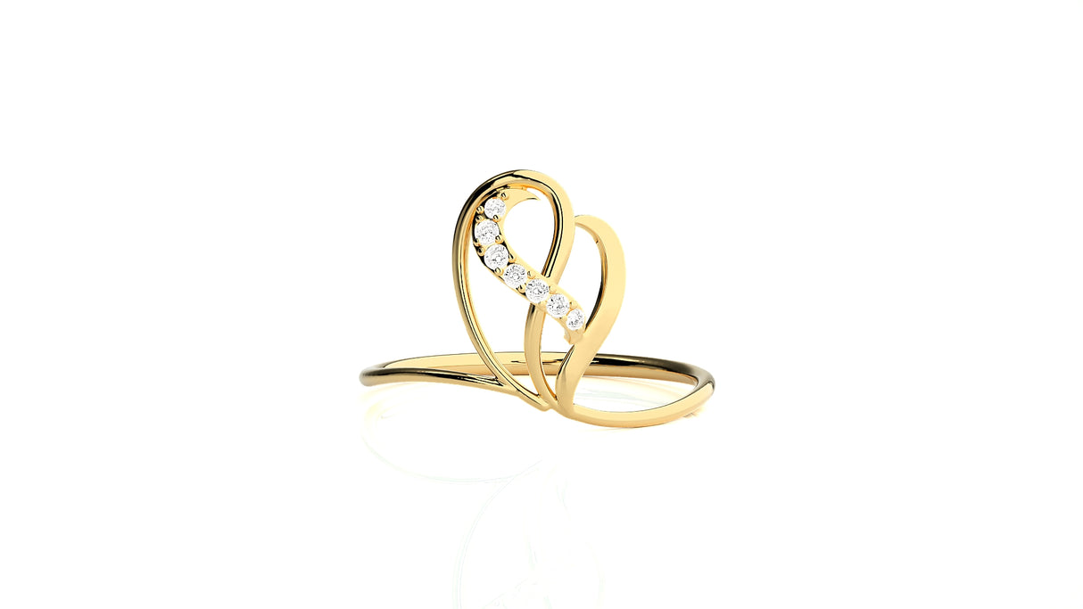 Enchanted Bloom Diamond Ring 0.12 ct