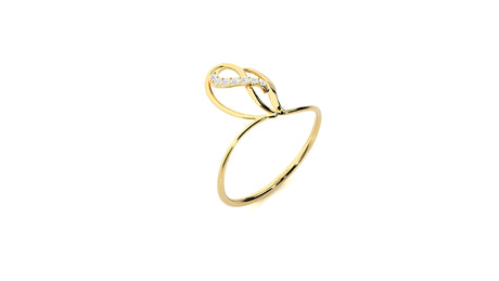 Enchanted Bloom Diamond Ring 0.12 ct