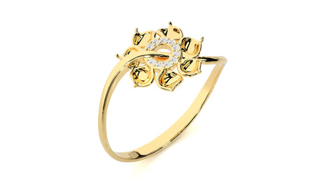 Blossom Grace Diamond Ring  0.11 ct