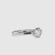 1 ct Flower 4 Prong Diamond Ring