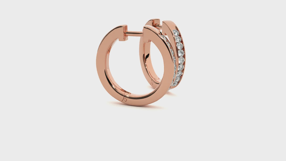 Earrings 0.5 ct