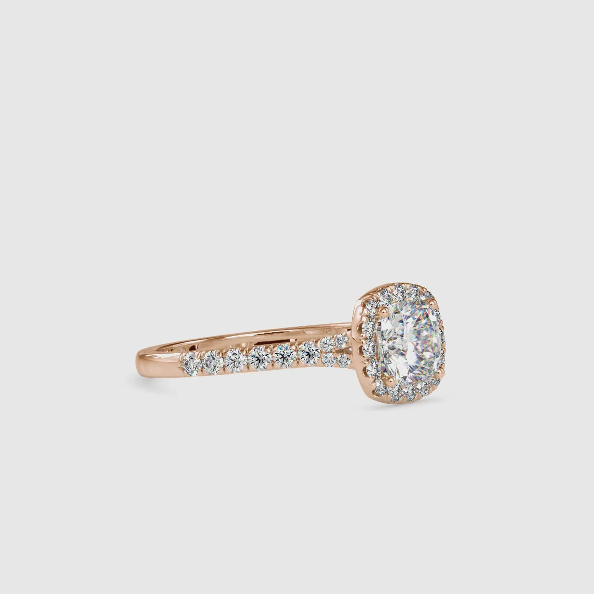 1 ct Cushion Diamond Ring