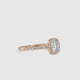 1 ct Cushion Diamond Ring