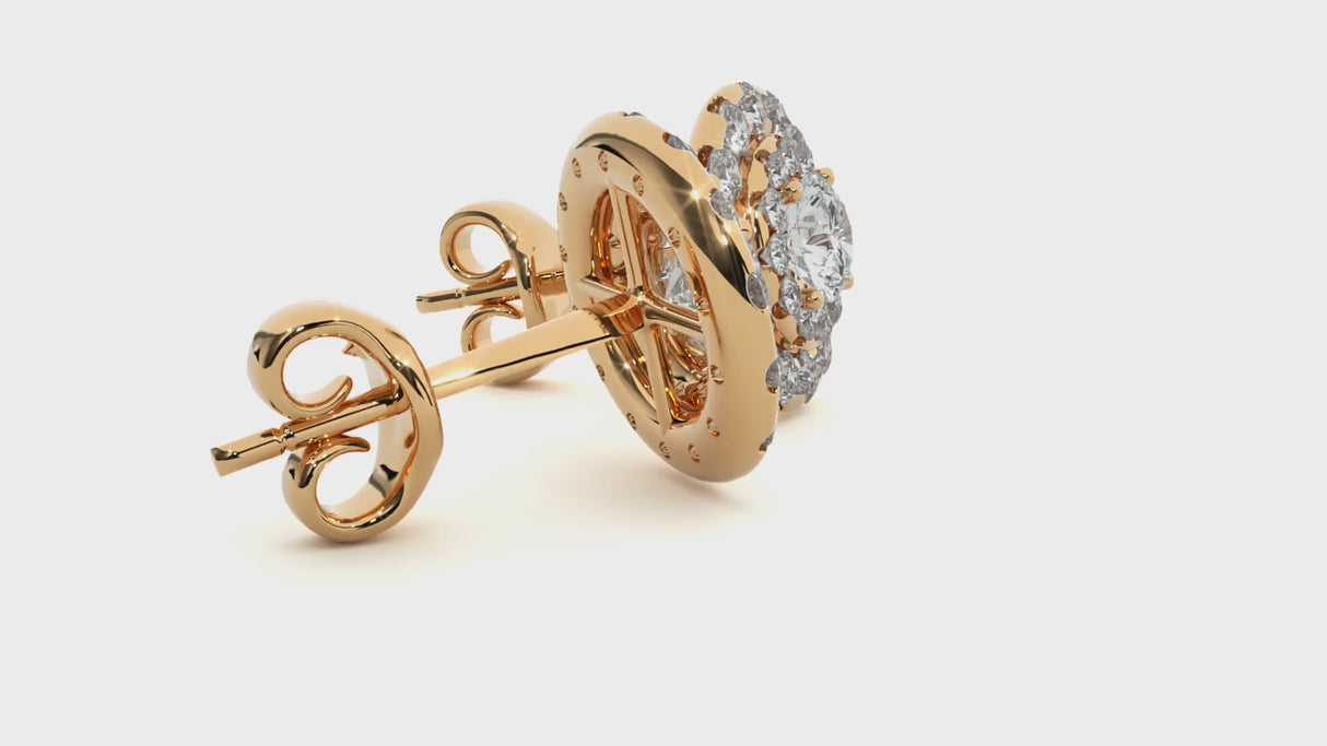 Earrings 1.7 ct