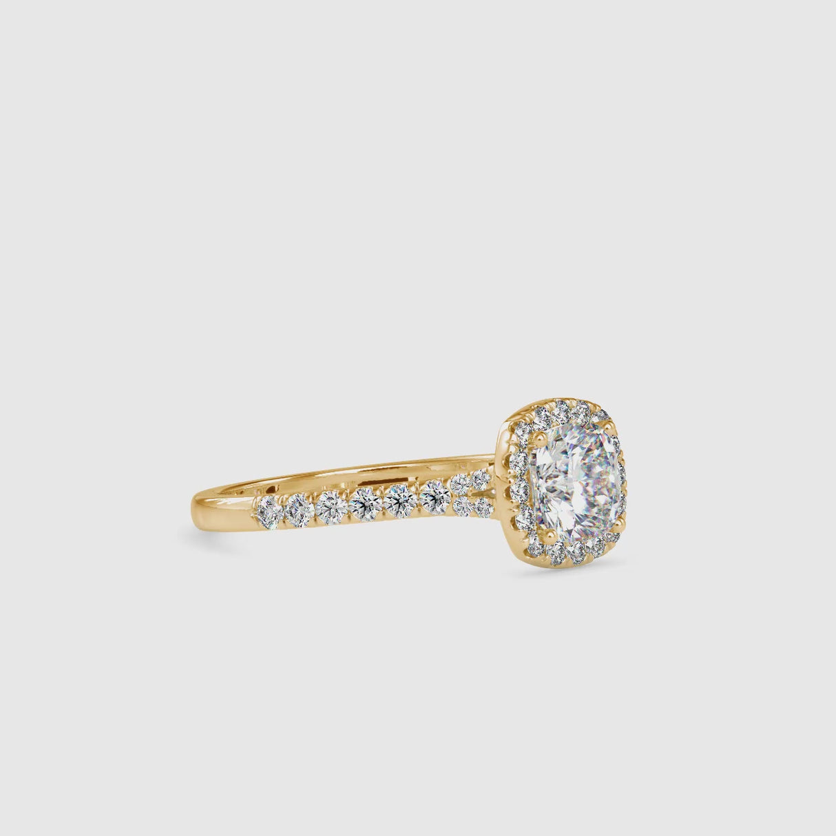 1 ct Cushion Diamond Ring