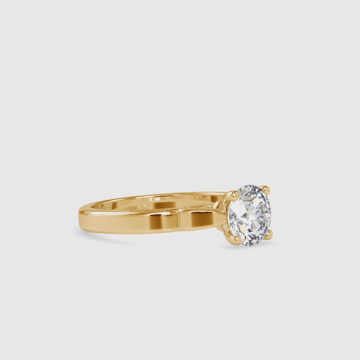 1 ct 4 Prong Diamond Ring