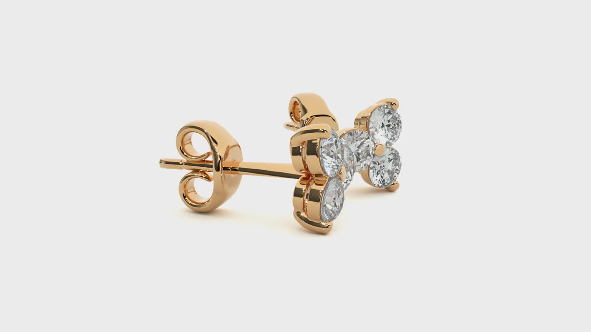 Earrings 0.6 ct