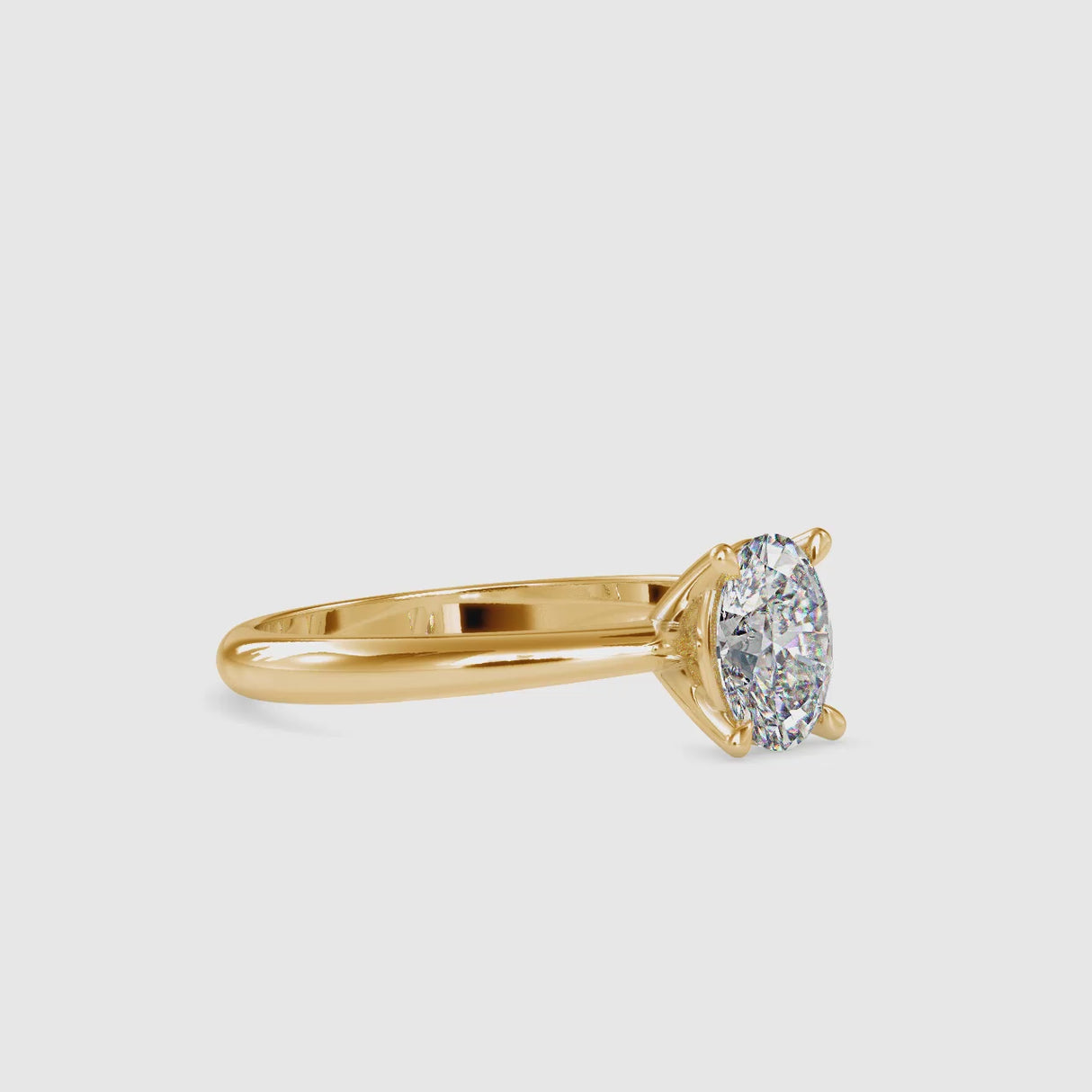 1 ct Oval  Diamond Ring