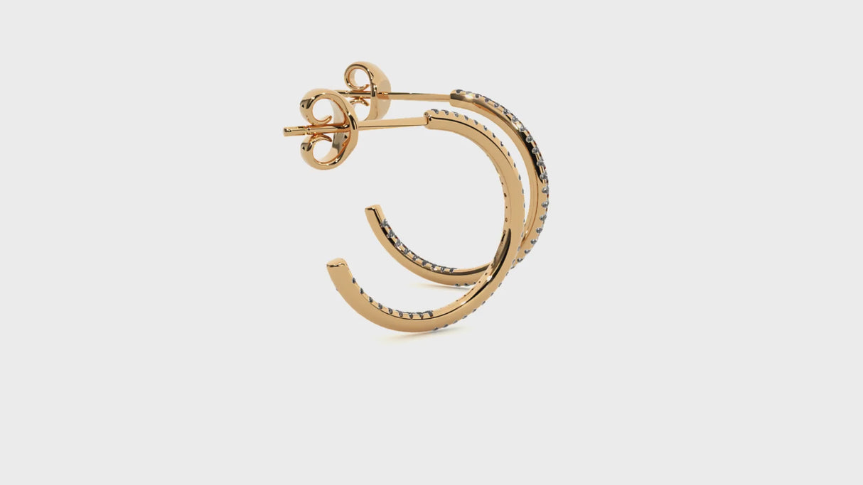Earrings 0.5 ct