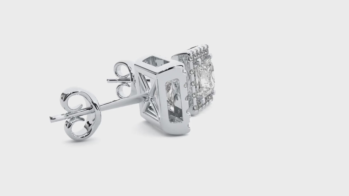 Earrings 2.1 ct