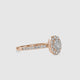 0.9 ct Oval Diamonds Ring