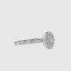 0.9 ct Oval Diamonds Ring