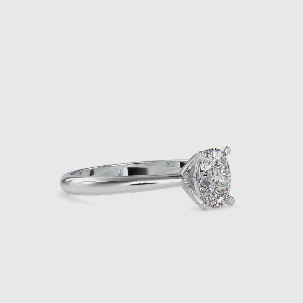 1 ct Oval  Diamond Ring