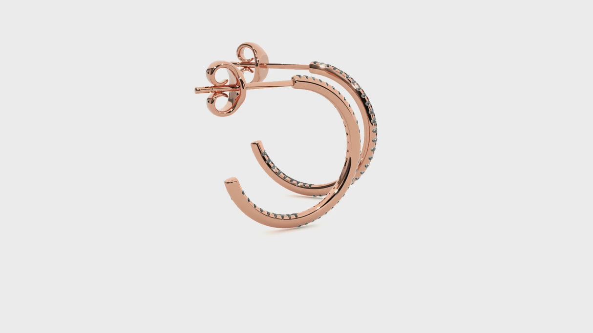Earrings 0.5 ct