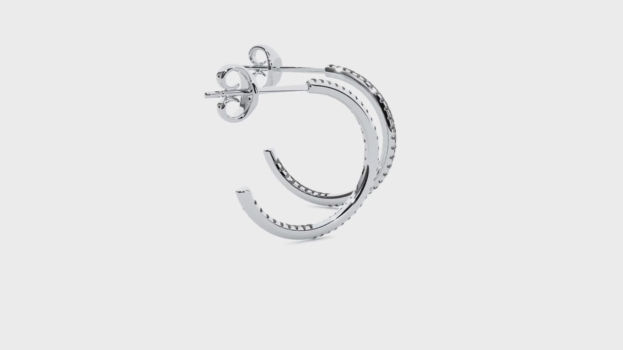 Earrings 0.5 ct