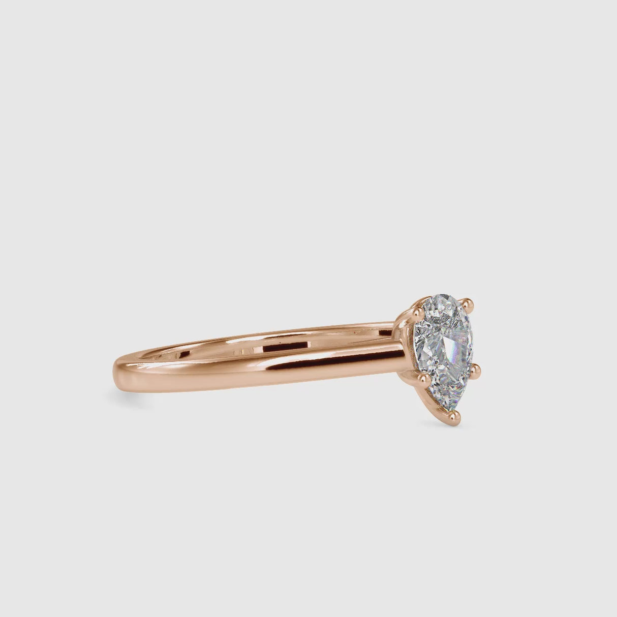 0.5 ct Pear Diamond Ring
