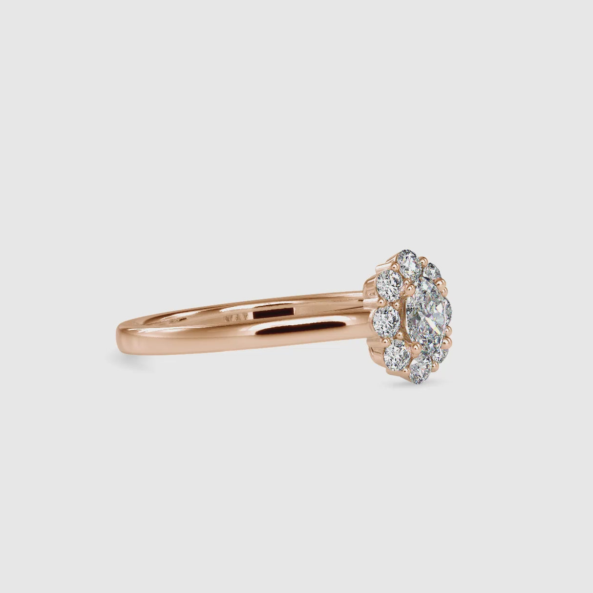 0.3 ct Oval Diamond Ring